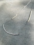 Natural stone chain necklace